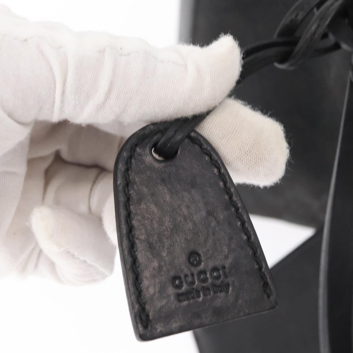 Gucci Vintage Handbag Canvas, BLACK, CANVAS, Handbag