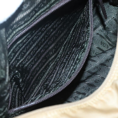 Prada Vintage Shoulder Bag Tessuto, BEIGE, NYLON, Shoulder bag