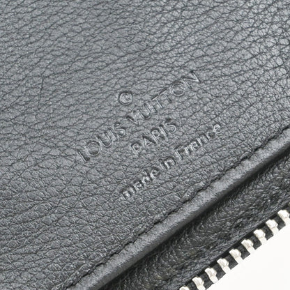 Louis Vuitton Zippy wallet vertical Taurillon Leather, BLACK, LEATHER, Wallets
