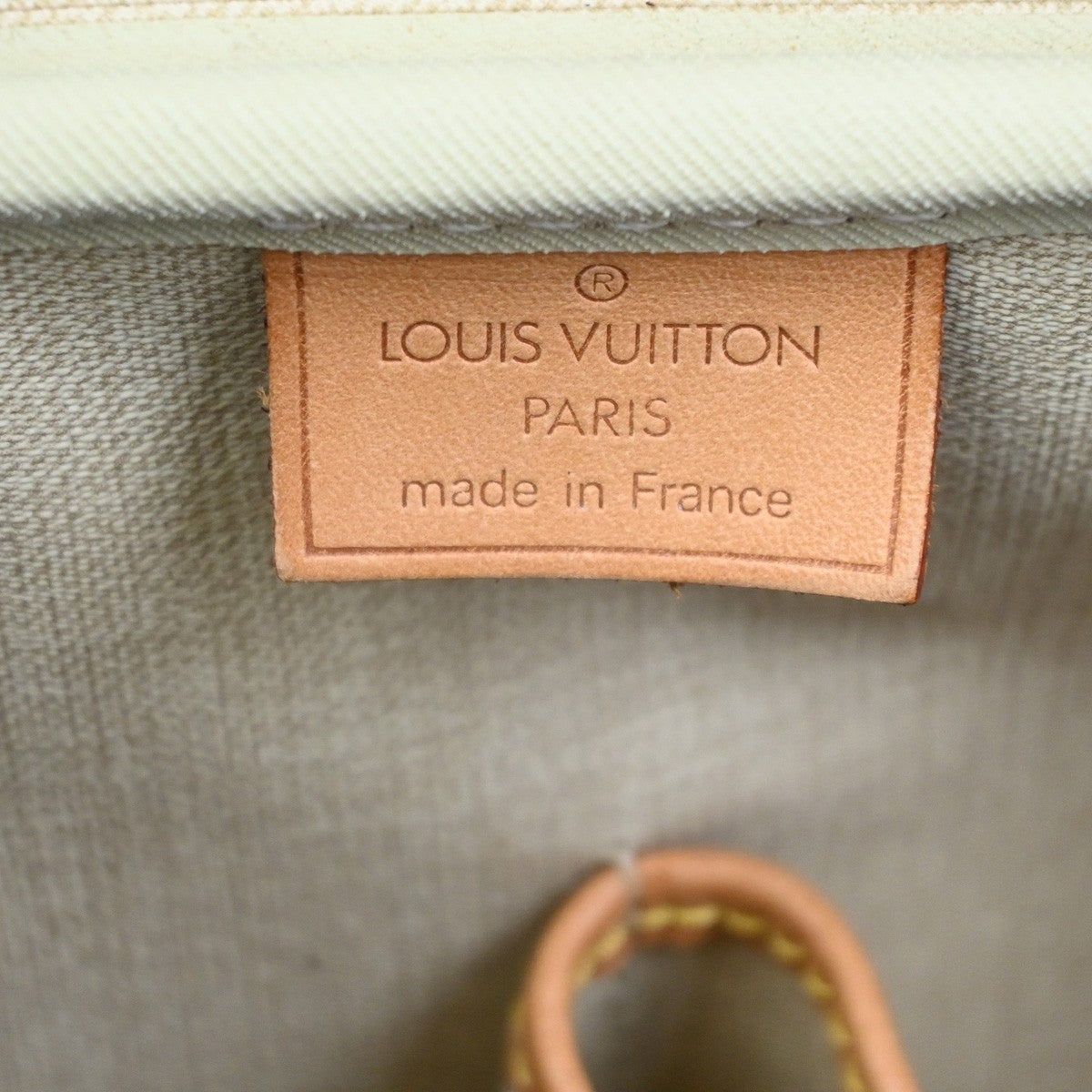Louis Vuitton Deauville Handbag Monogram Canvas, BROWN, LEATHER, Handbag