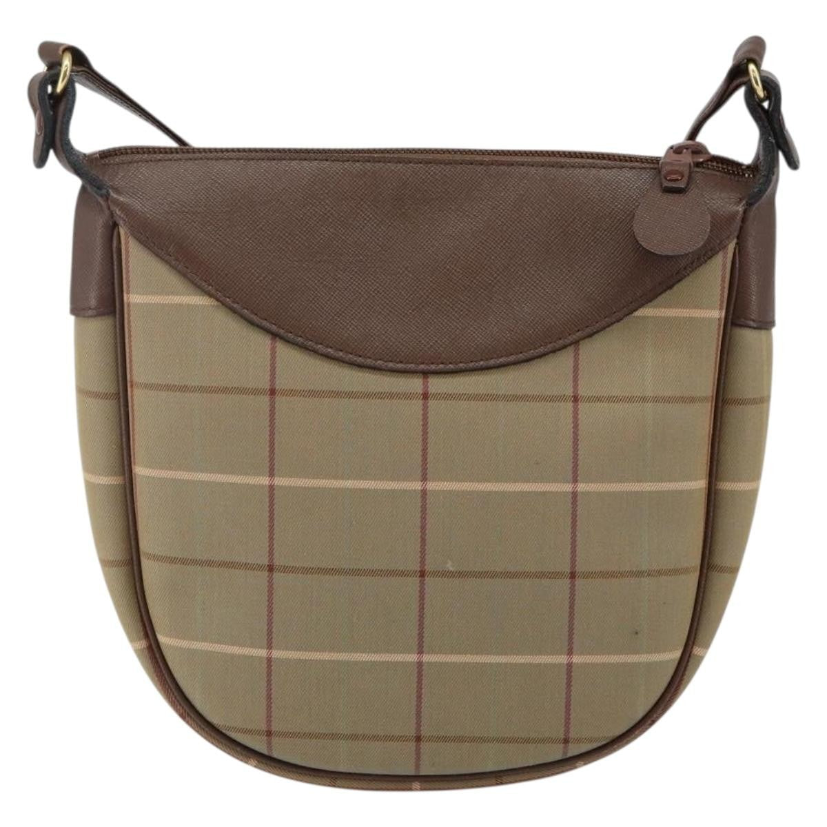 Burberry Nova check Shoulder bag Canvas, BEIGE, CANVAS, Shoulder bag