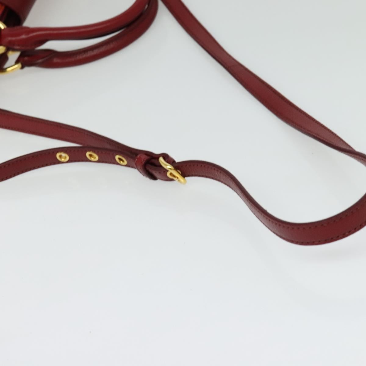 Miu Miu Madras Convertible Lock Tote Leather, RED, LEATHER, Handbag