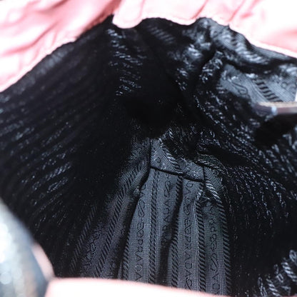 Prada Chain Zip Tote Quilted Tessuto, PINK, NYLON, Tote bag