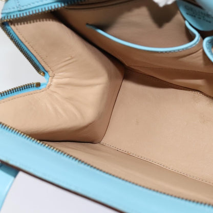 Celine Handbag Leather, BLUE, LEATHER, Handbag