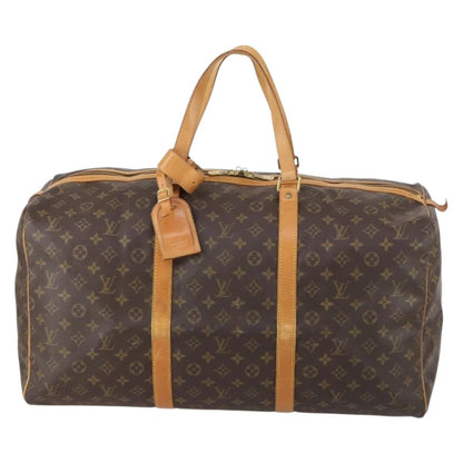 Louis Vuitton Sac Souple Handbag Monogram Canvas, BROWN, CANVAS, Travel bag