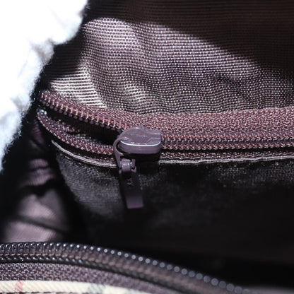 Burberry Nova Check Bowling Bag Canvas, BEIGE, CANVAS, Travel bag