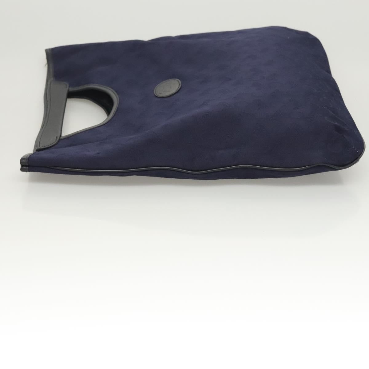 Celine C Sulky Handbag Canvas, NAVY, CANVAS, Handbag