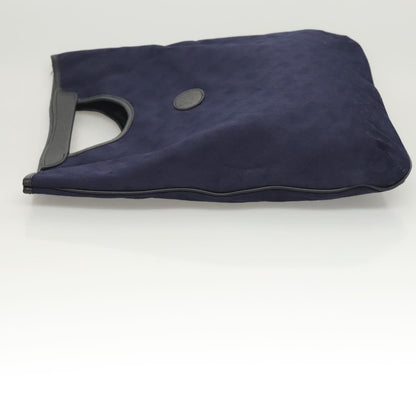 Celine C Sulky Handbag Canvas, NAVY, CANVAS, Handbag