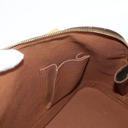 Louis Vuitton Alma Handbag Monogram Canvas, BROWN, CANVAS, Handbag