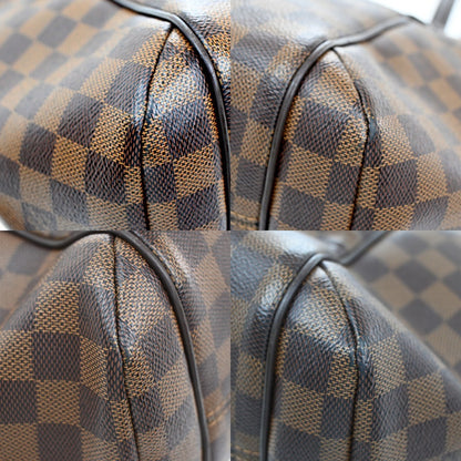 Louis Vuitton Totally Handbag Damier, Brown, Canvas, Shoulder Bag