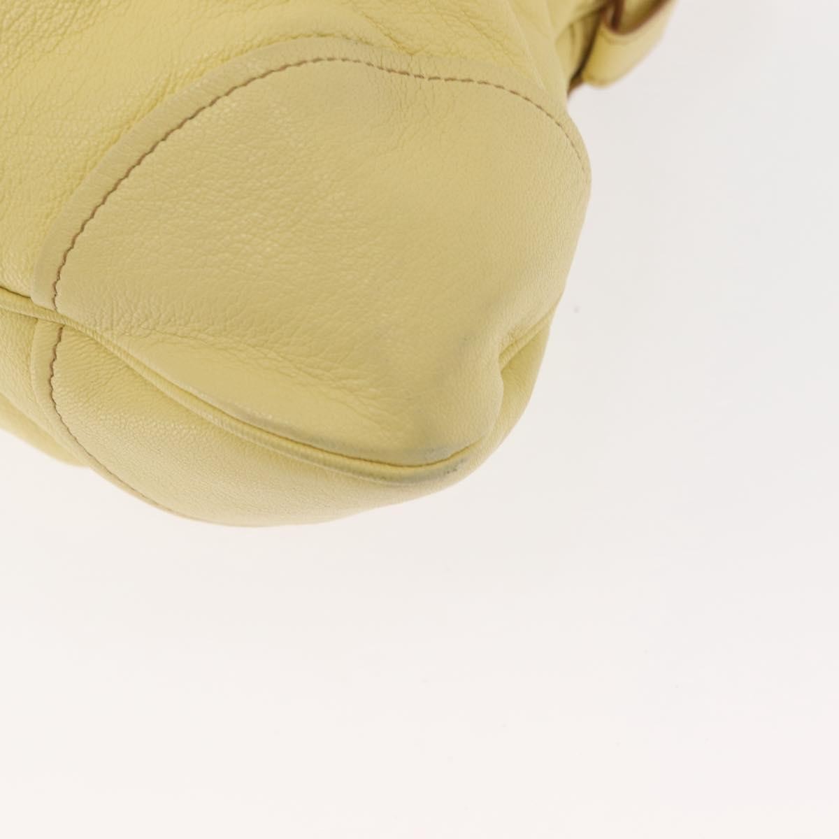 Salvatore Ferragamo Marisa Satchel Leather, YELLOW, LEATHER, Tote bag