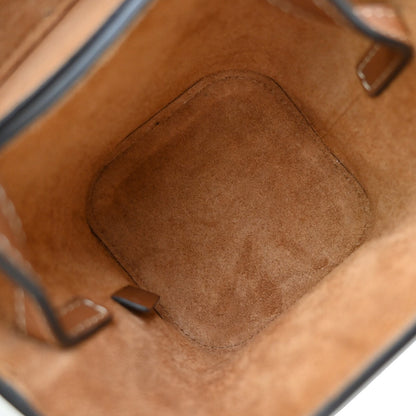 Celine Cuir Triomphe Box Bag Leather, Brown, Leather, Handbag