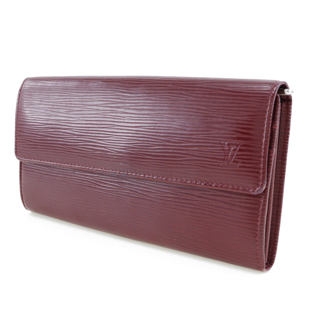 Louis Vuitton Vintage Sarah Wallet Epi Leather, RED, LEATHER, Wallets