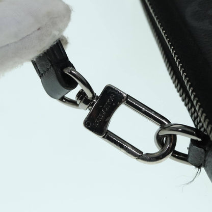 Louis Vuitton Double Phone Pouch Reverse Monogram Eclipse Canvas, GRAY, CANVAS, Tech accessory