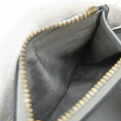 Christian Dior Saddle Trifold Flap Wallet Leather, BLUE, LEATHER, Wallets