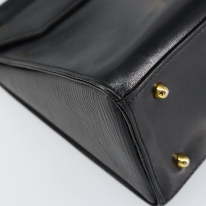 Valentino Garavani Vintage Handbag Leather, BLACK, LEATHER, Handbag