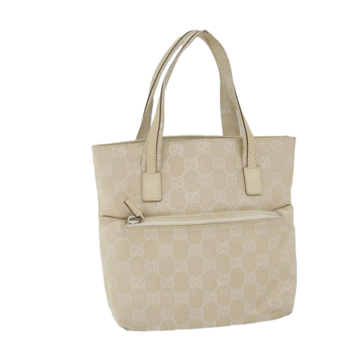 Gucci GG Canvas Bag Canvas, BEIGE, CANVAS, Handbag