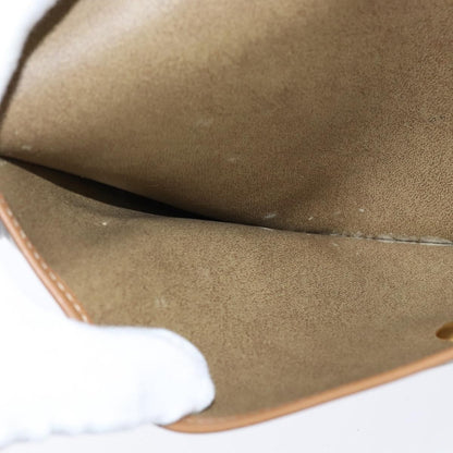 Christian Dior Vintage honeycomb clutch Canvas, BEIGE, CANVAS, Clutche & pouche