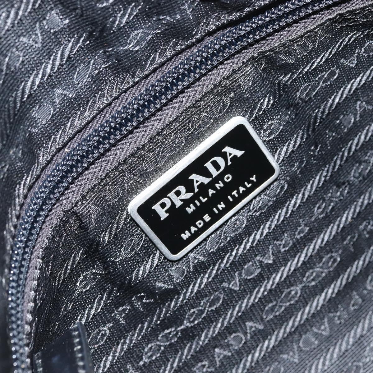 Prada Front Zip Messenger Bag Tessuto, BLACK, NYLON, Shoulder bag