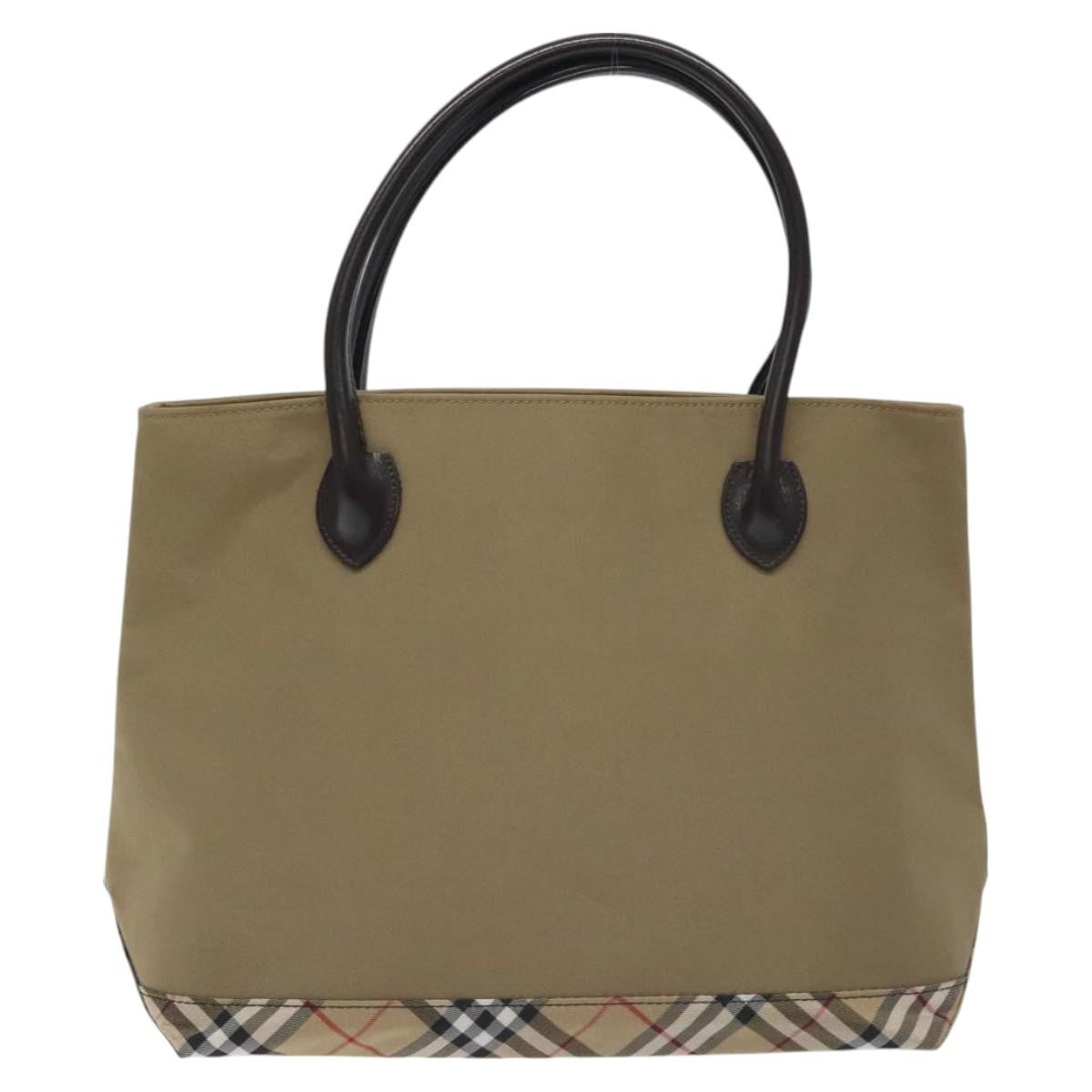 Burberry Blue Label Tote Bag Nylon, BEIGE, NYLON, Tote bag