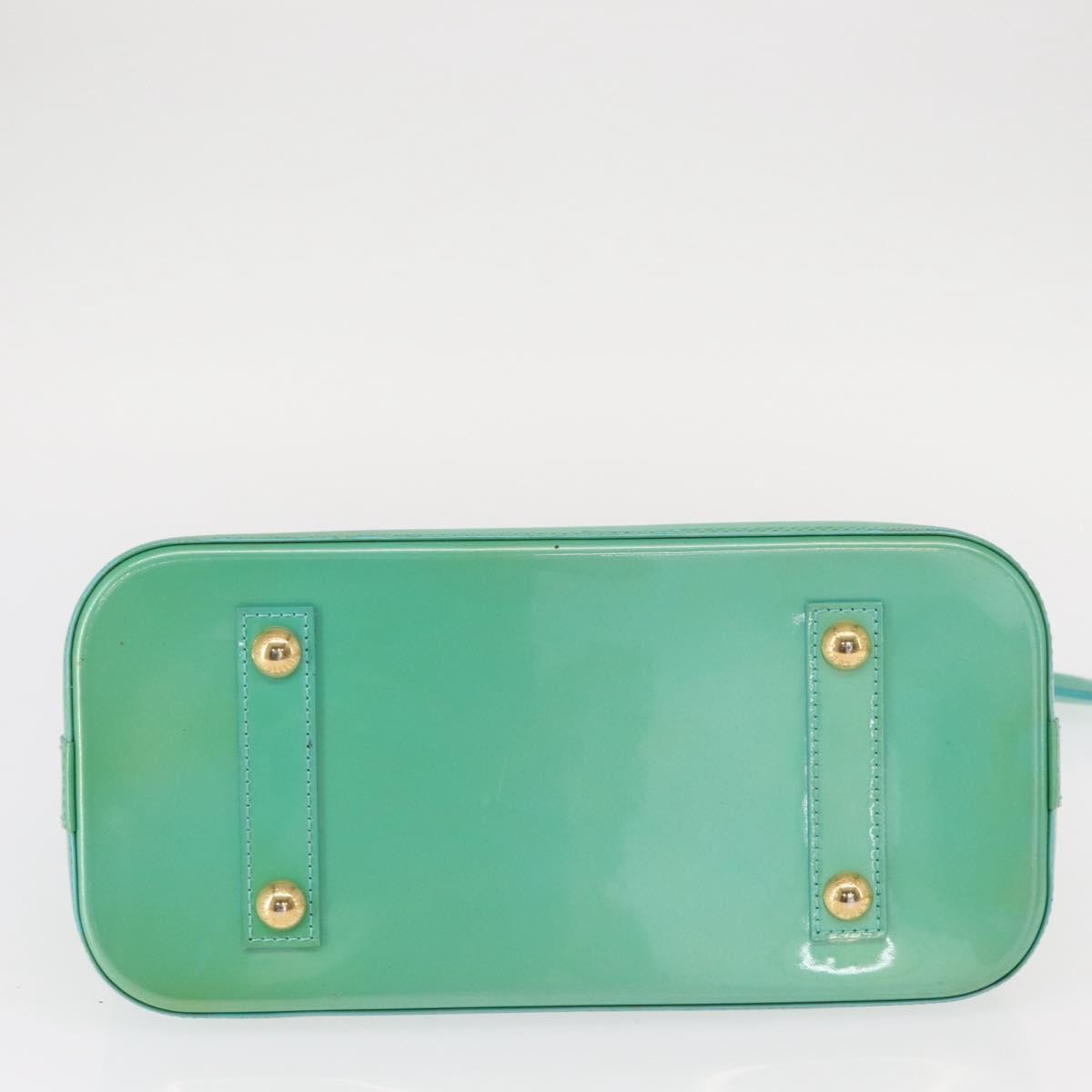 Louis Vuitton Alma Handbag Patent Leather, BLUE, PATENT_LEATHER, Handbag
