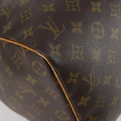 Louis Vuitton Keepall Bag Monogram Canvas, BROWN, CANVAS, Travel bag