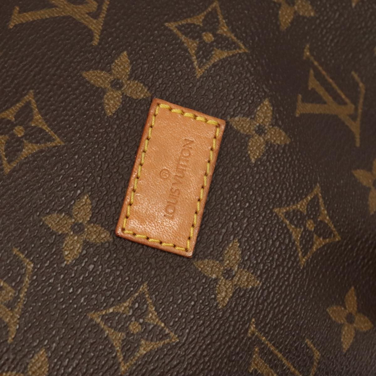 Louis Vuitton Saumur Handbag Monogram Canvas, BROWN, CANVAS, Handbag