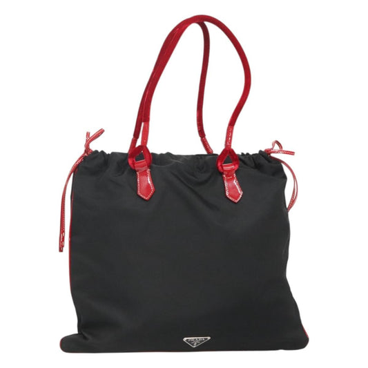 Prada Vintage Tote Tessuto, BLACK, NYLON, Tote bag