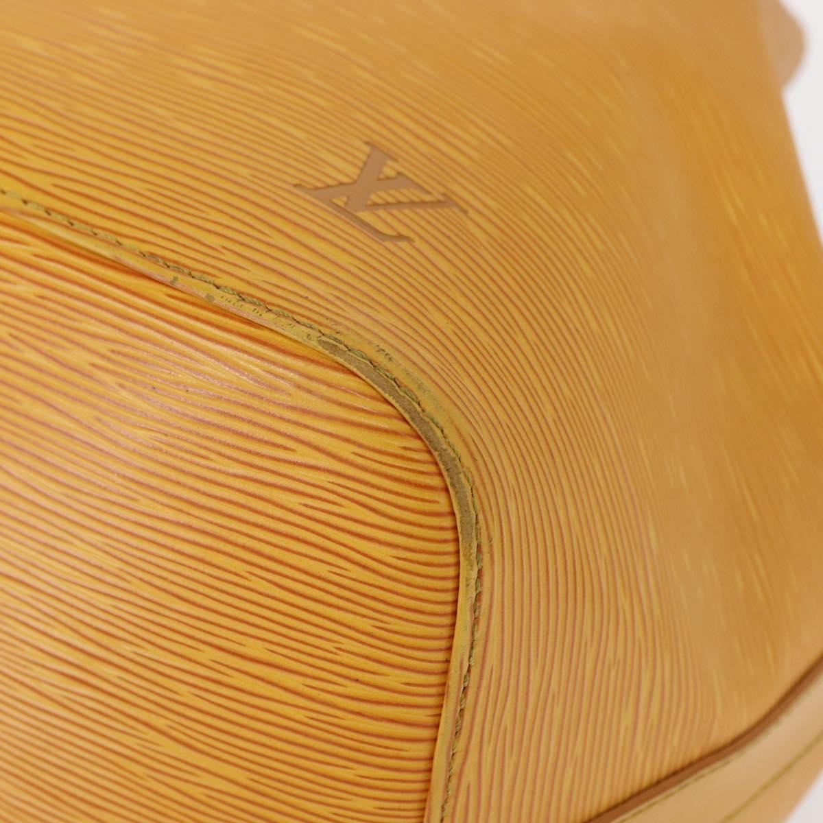 Louis Vuitton Petit Noe Handbag Epi Leather, YELLOW, LEATHER, Shoulder bag