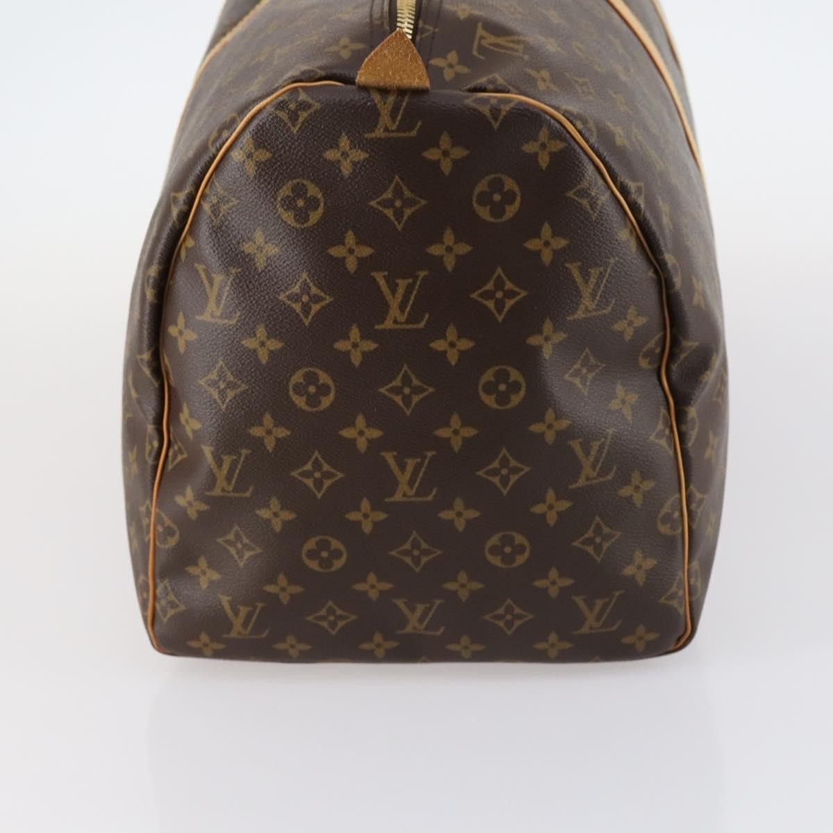 Louis Vuitton Keepall Bandouliere Bag Monogram Canvas, BROWN, CANVAS, Travel bag