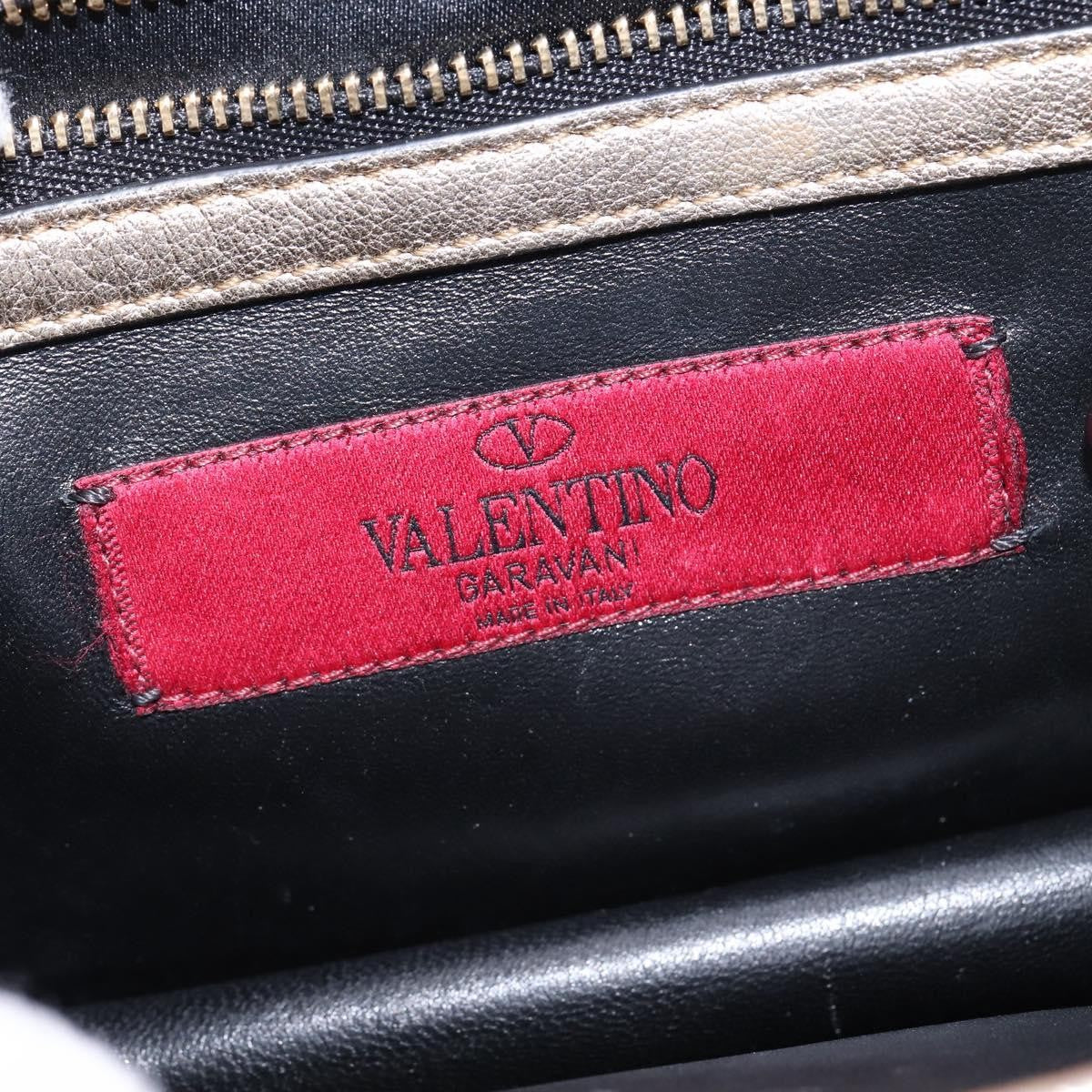 Valentino Garavani Glam Lock Shoulder Bag Leather, GOLD, LEATHER, Shoulder bag