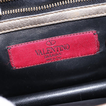 Valentino Garavani Glam Lock Shoulder Bag Leather, GOLD, LEATHER, Shoulder bag