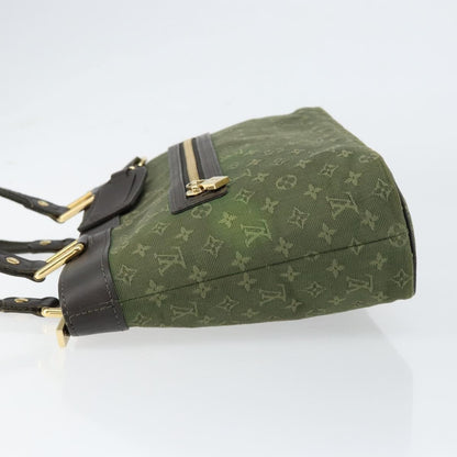 Louis Vuitton Lucille Handbag Mini Lin, KHAKI, CANVAS, Handbag