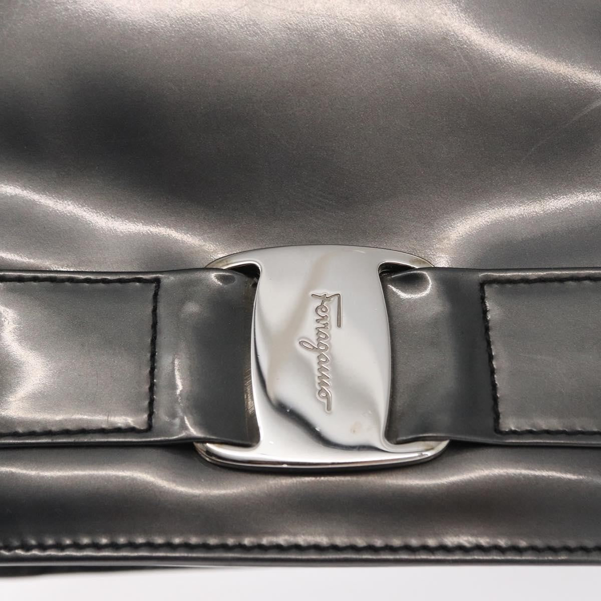 Salvatore Ferragamo Vala Backpack Leather, BLACK, LEATHER, Backpack