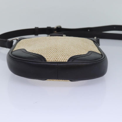 Burberry Vintage Shoulder Bag Leather, BEIGE, LEATHER, Shoulder bag