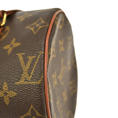 Louis Vuitton Papillon Handbag Monogram Canvas, BROWN, CANVAS, Handbag