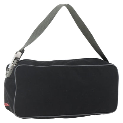 Prada Sport Zip Shoulder Bag Tessuto, BLACK, NYLON, Shoulder bag