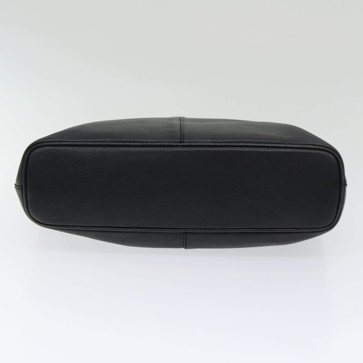 Burberry Vintage Handbag Leather, BLACK, LEATHER, Handbag