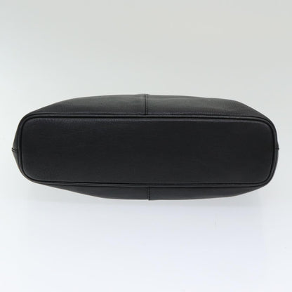 Burberry Vintage Handbag Leather, BLACK, LEATHER, Handbag