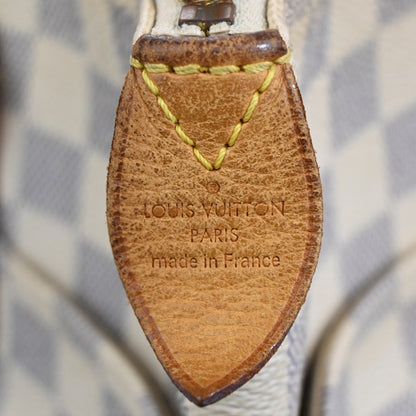 Louis Vuitton Totally Handbag Damier, WHITE, CANVAS, Shoulder bag