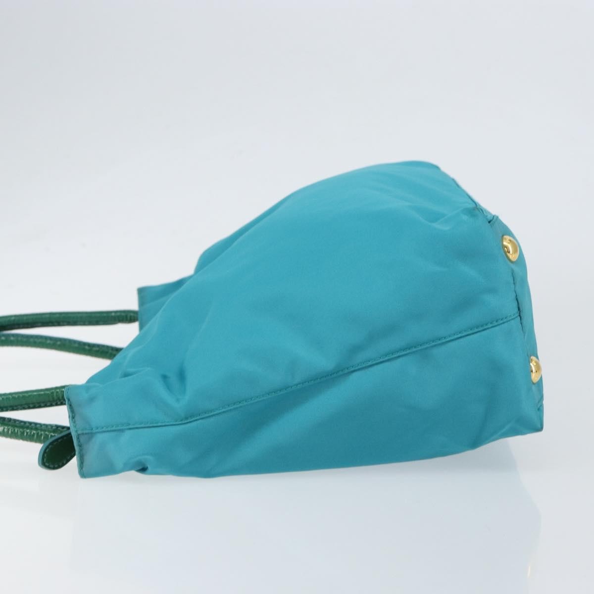 Prada Vintage Handbag Tessuto, TURQUOISE, NYLON, Handbag