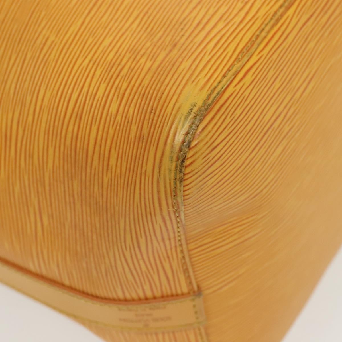 Louis Vuitton Petit Noe Handbag Epi Leather, YELLOW, LEATHER, Handbag