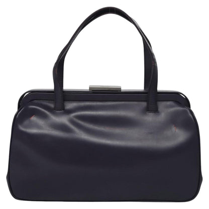 Prada Vintage Handbag Leather, PURPLE, LEATHER, Handbag