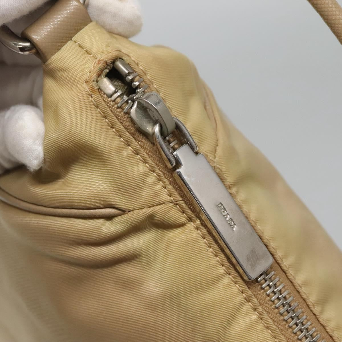 Prada Hobo Tessuto, BEIGE, NYLON, Shoulder bag
