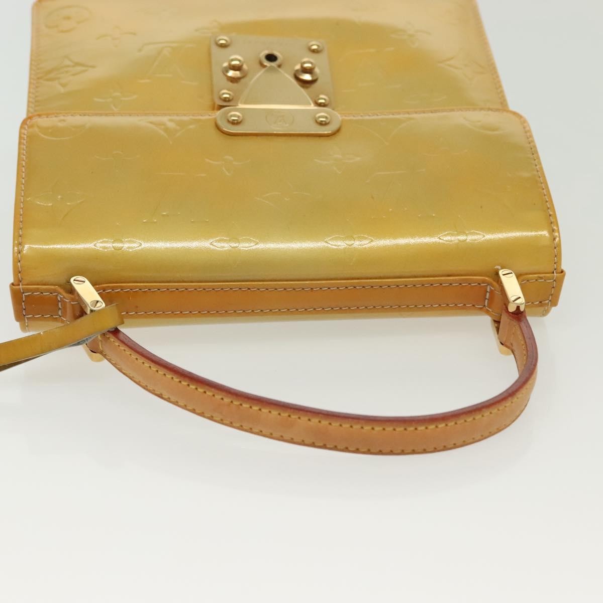 Louis Vuitton Spring Street Handbag Monogram Vernis, BEIGE, PATENT_LEATHER, Handbag