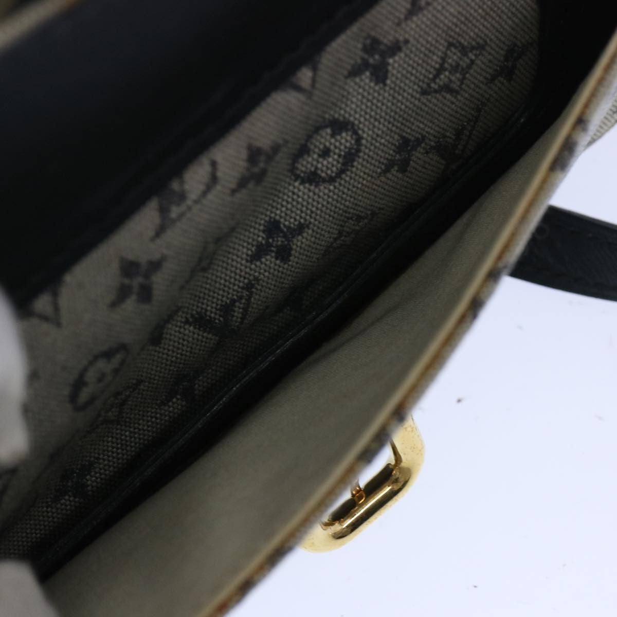 Louis Vuitton Juliette Crossbody Bag Mini Lin, BLUE, CANVAS, Shoulder bag