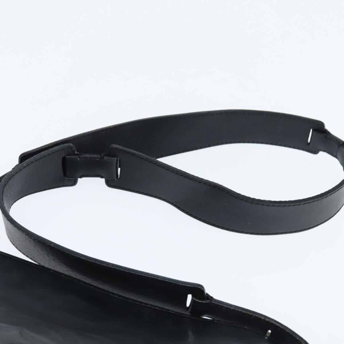 Loewe Anagram Shoulder Bag Leather, BLACK, LEATHER, Shoulder bag