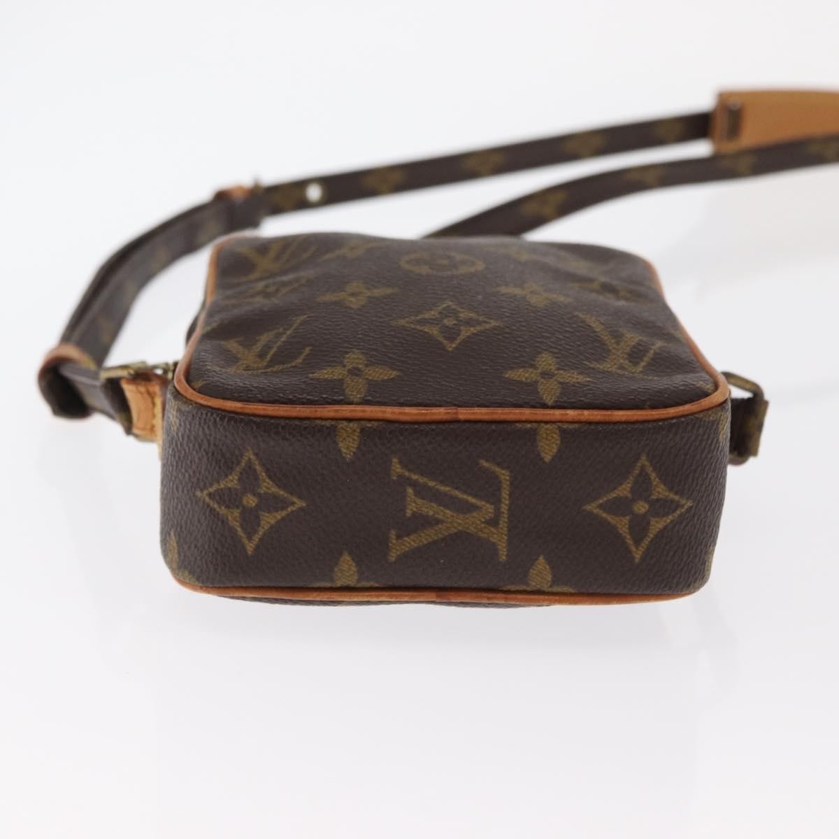 Louis Vuitton Danube Handbag Monogram Canvas, BROWN, CANVAS, Shoulder bag