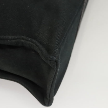 Hermes Fourre Tout Tote Canvas, BLACK, CANVAS, Tote bag
