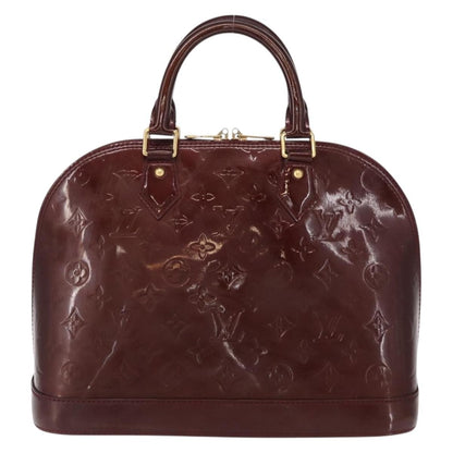 Louis Vuitton Alma Handbag Patent Leather, Red, Patent Leather, Handbag